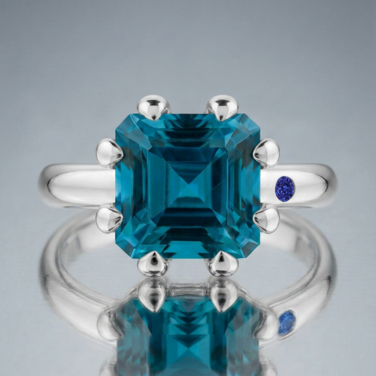 BLUE LONDON TOPAZ RING