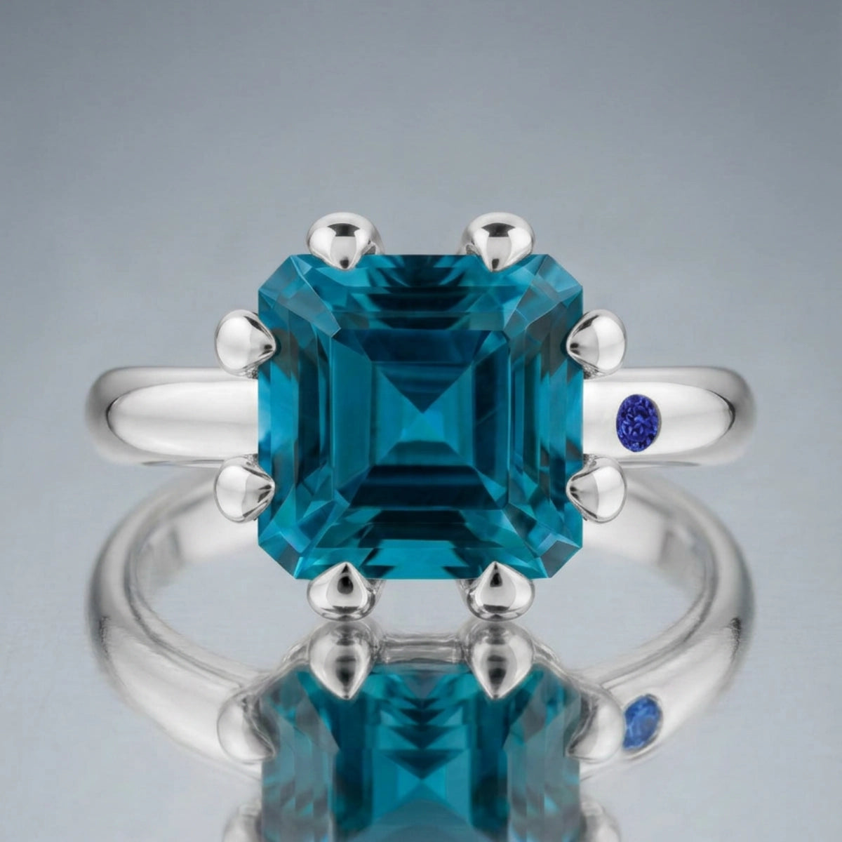 BLUE LONDON TOPAZ RING