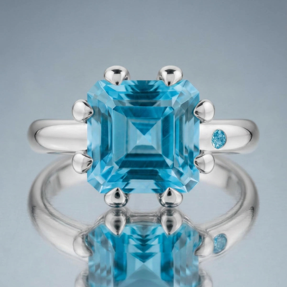SWISS BLUE TOPAZ RING
