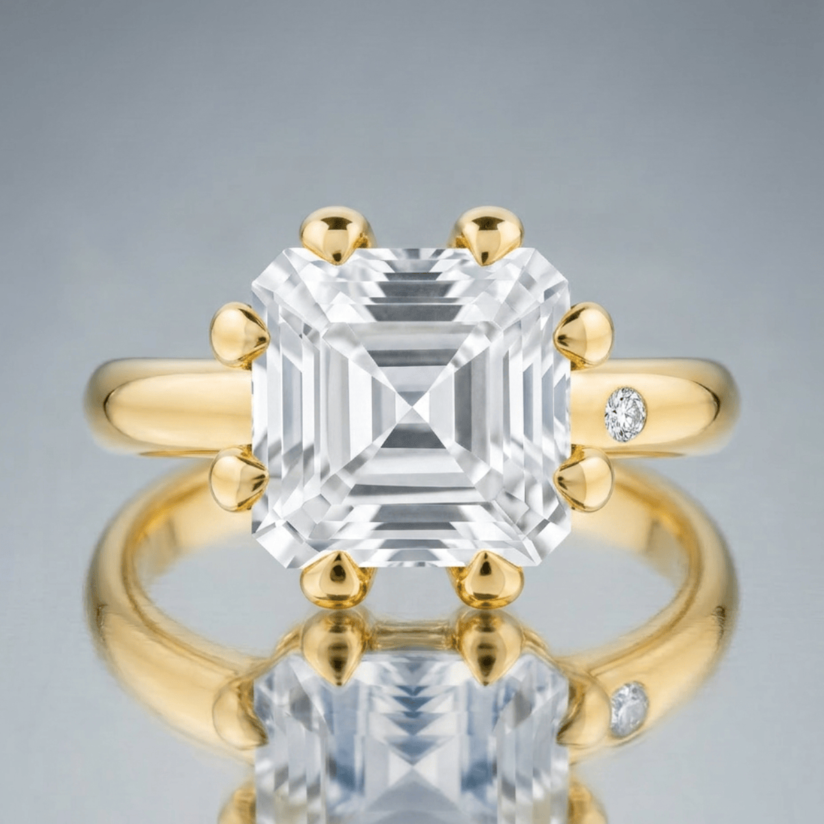 WHITE TOPAZ RING