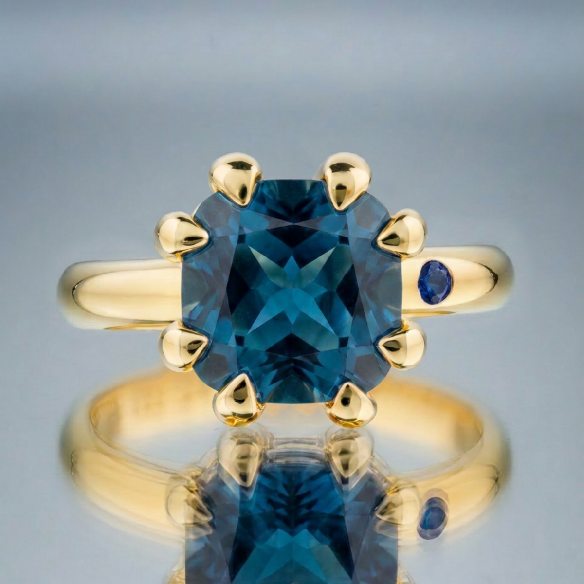 BLUE LONDON TOPAZ RING