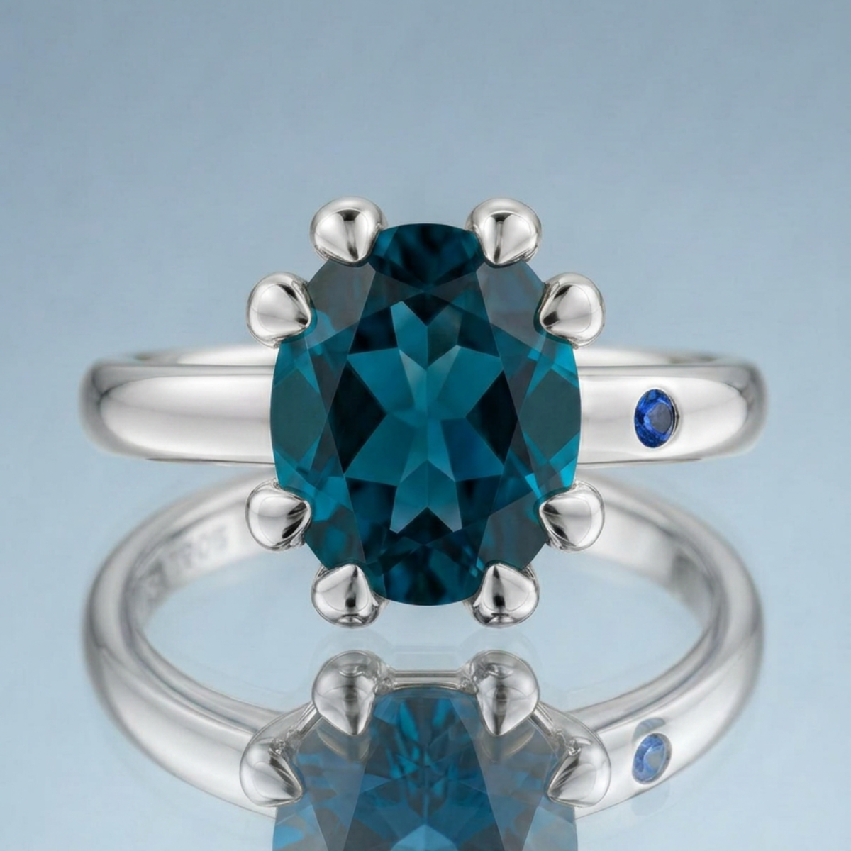 BLUE LONDON TOPAZ RING