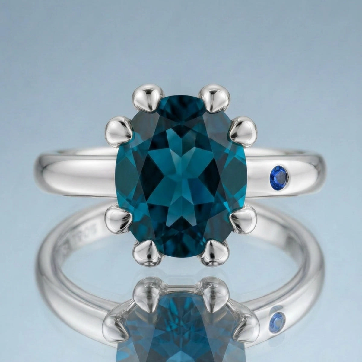 BLUE LONDON TOPAZ RING
