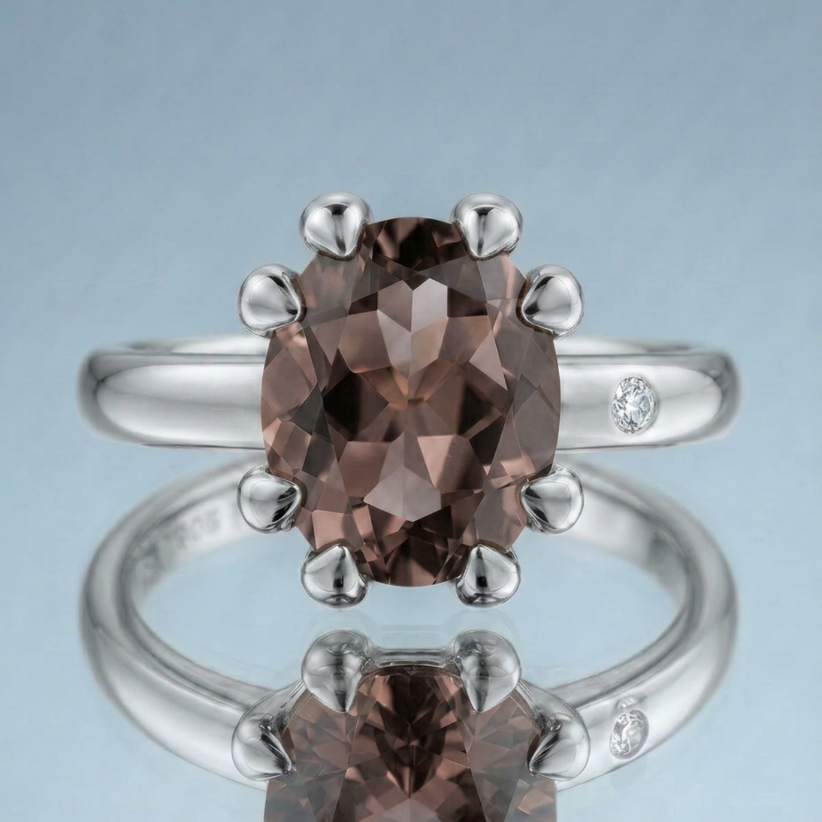 FUMÉ QUARTZ RING