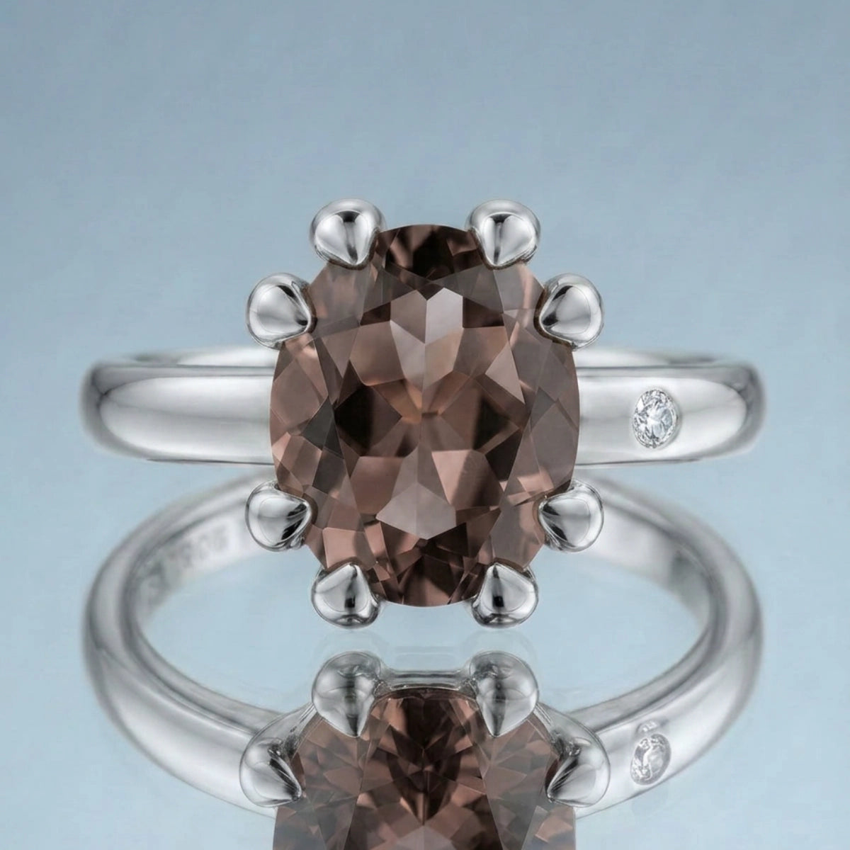 FUMÉ QUARTZ RING