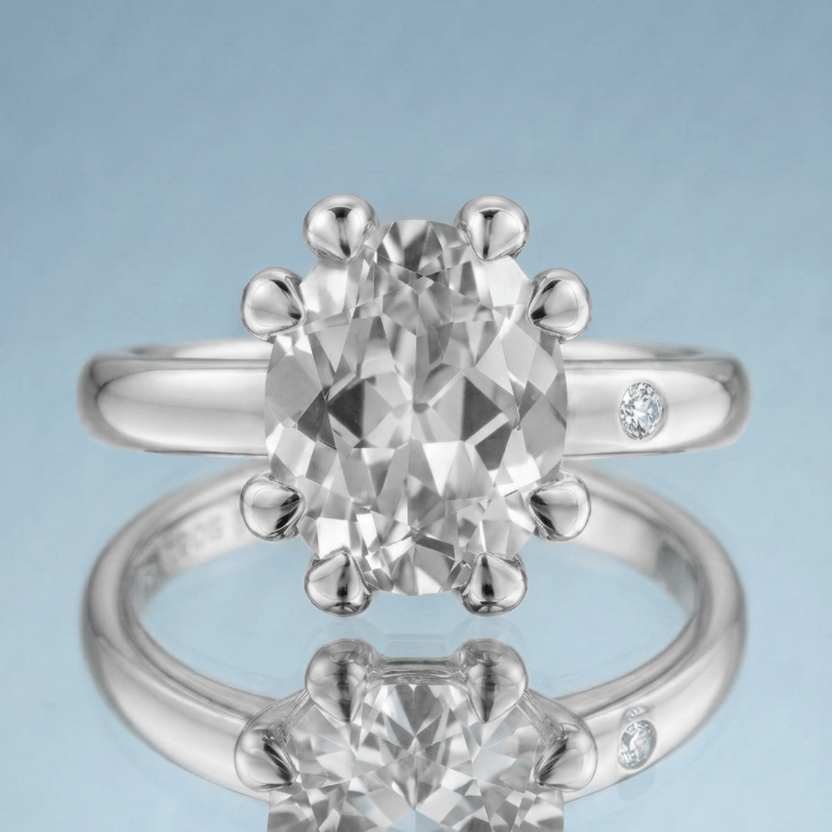 WHITE TOPAZ RING