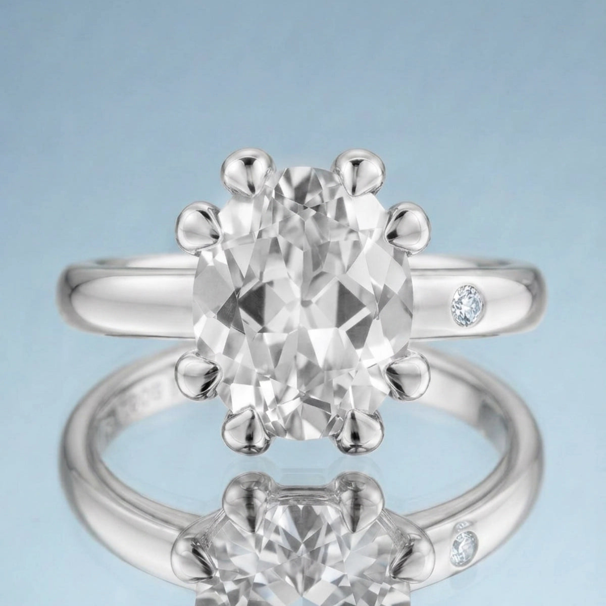 WHITE TOPAZ RING