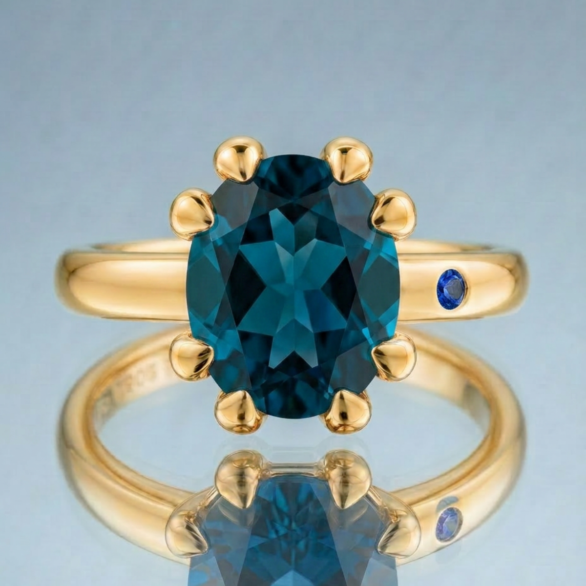 BLUE LONDON TOPAZ RING