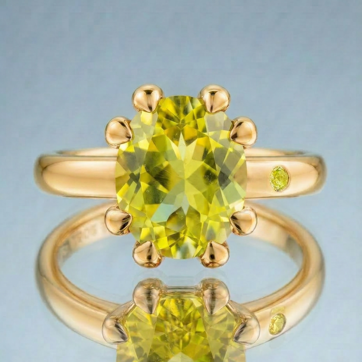 LEMON QUARTZ RING