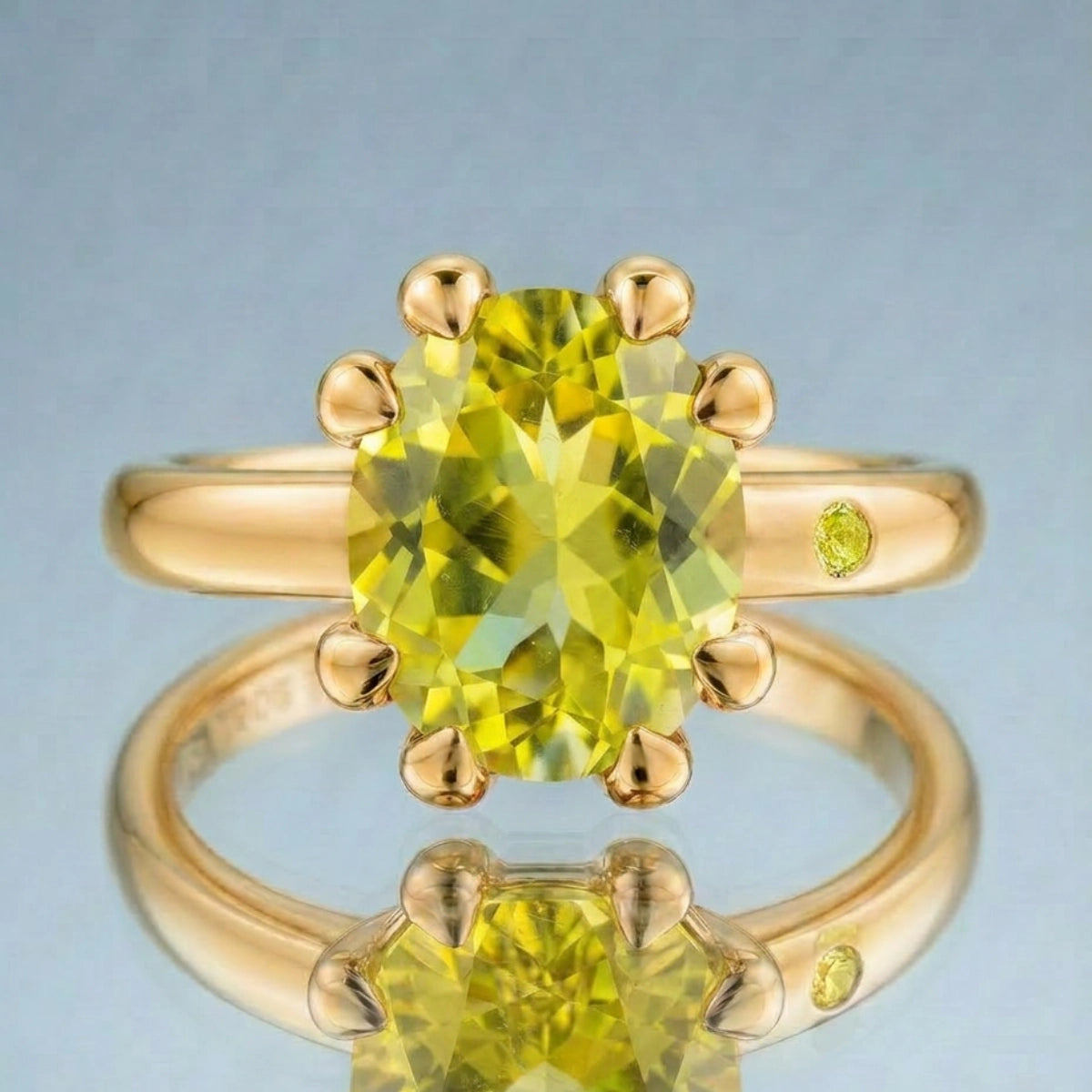 LEMON QUARTZ RING