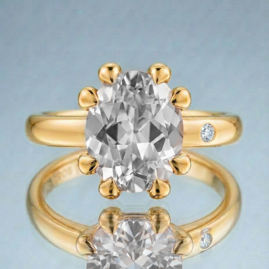WHITE TOPAZ RING