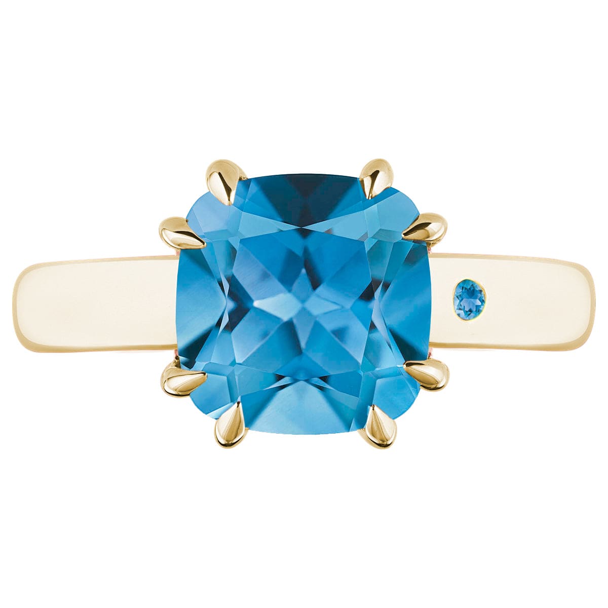 SWISS BLUE TOPAZ 3CT