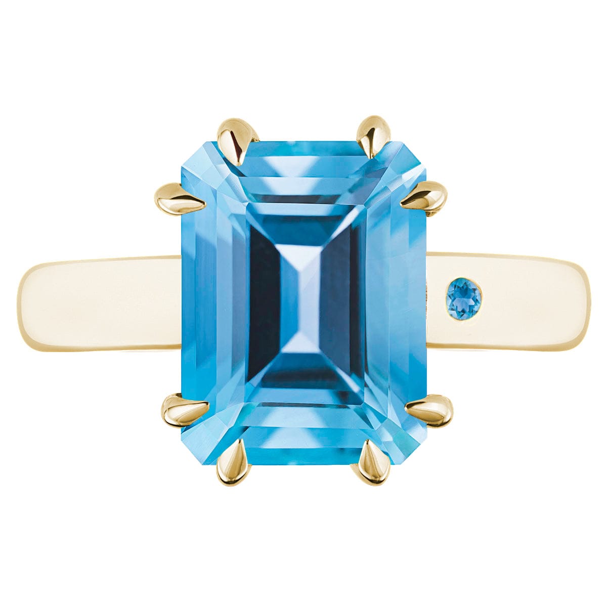 SWISS BLUE TOPAZ 3CT