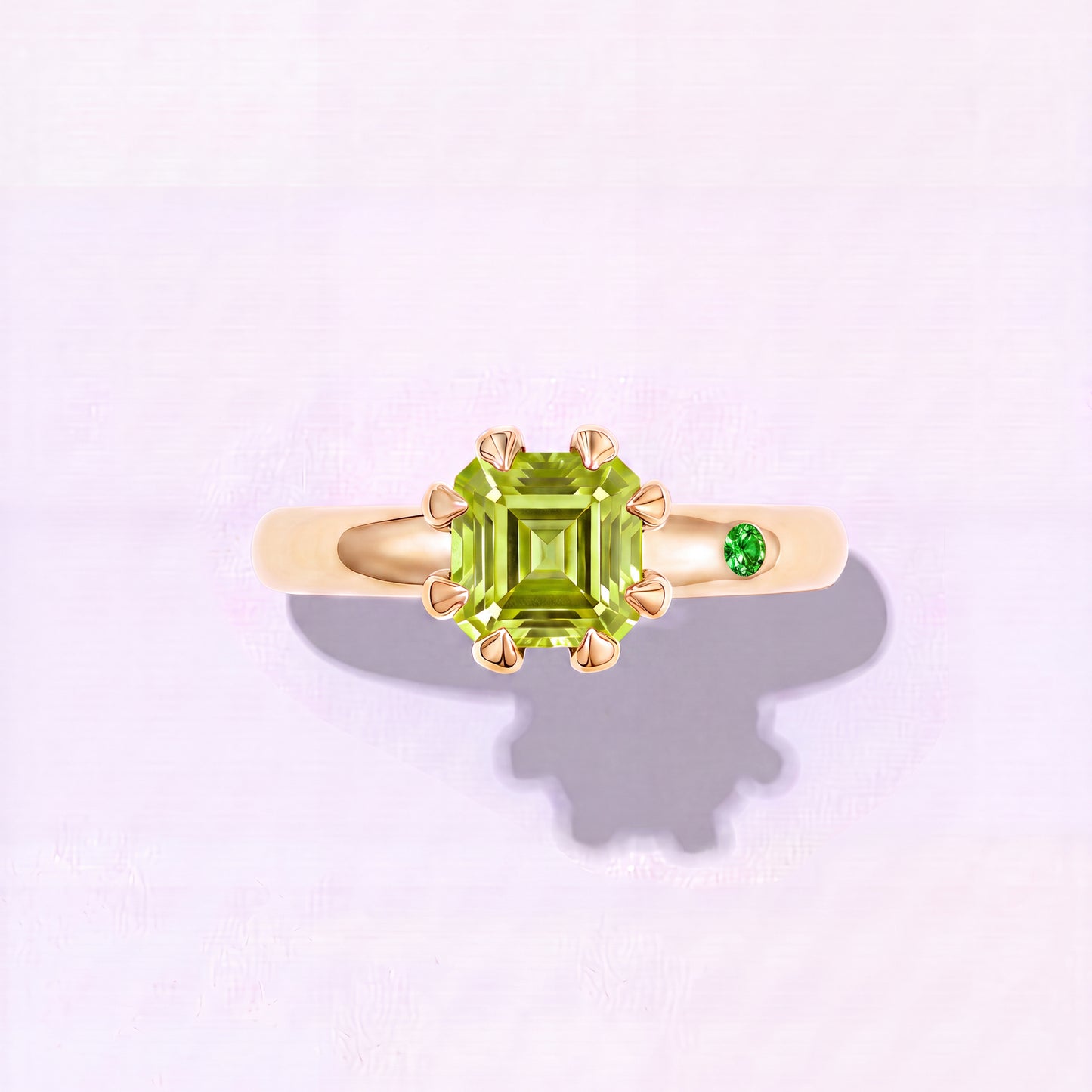 PERIDOT GOLD RING