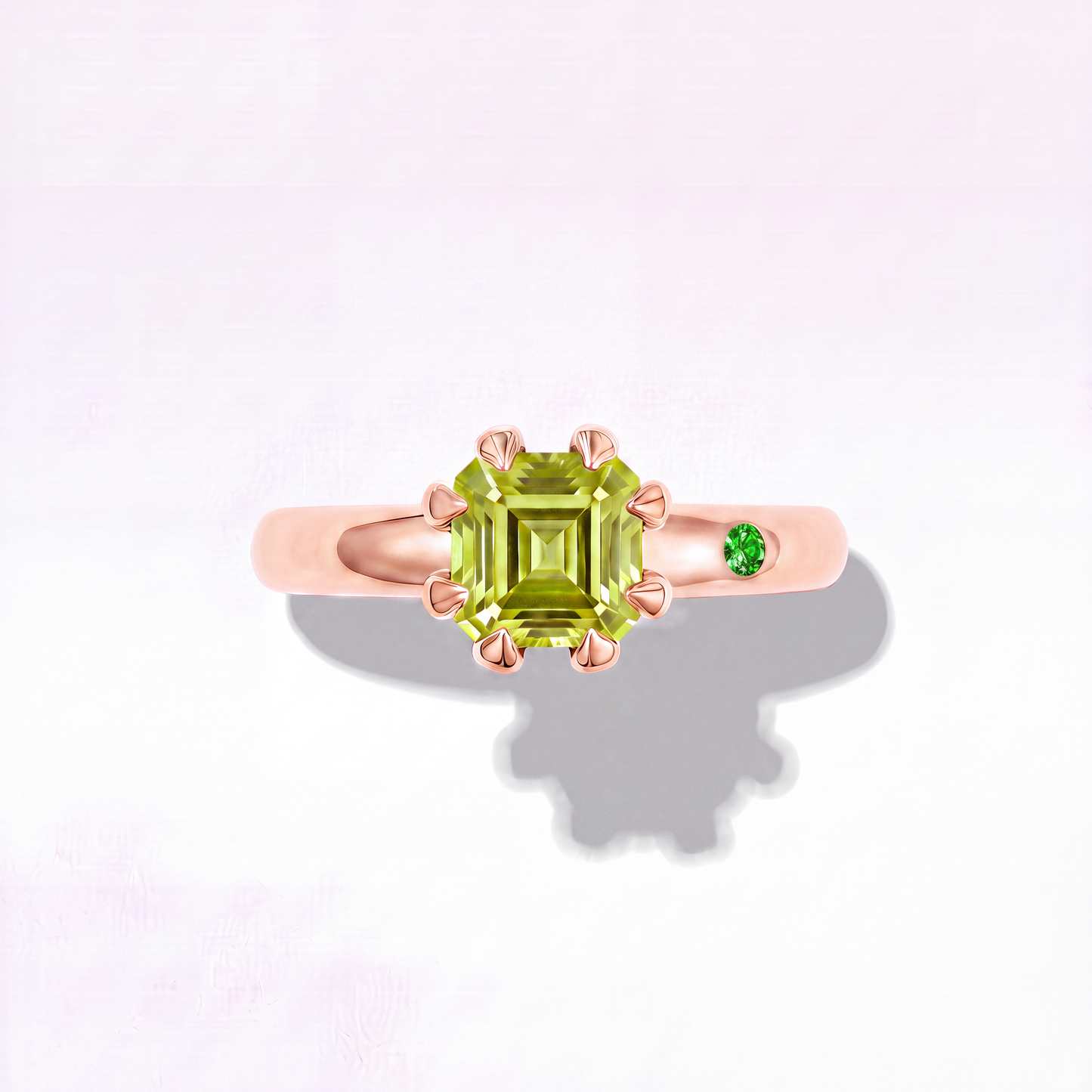 PERIDOT GOLD RING