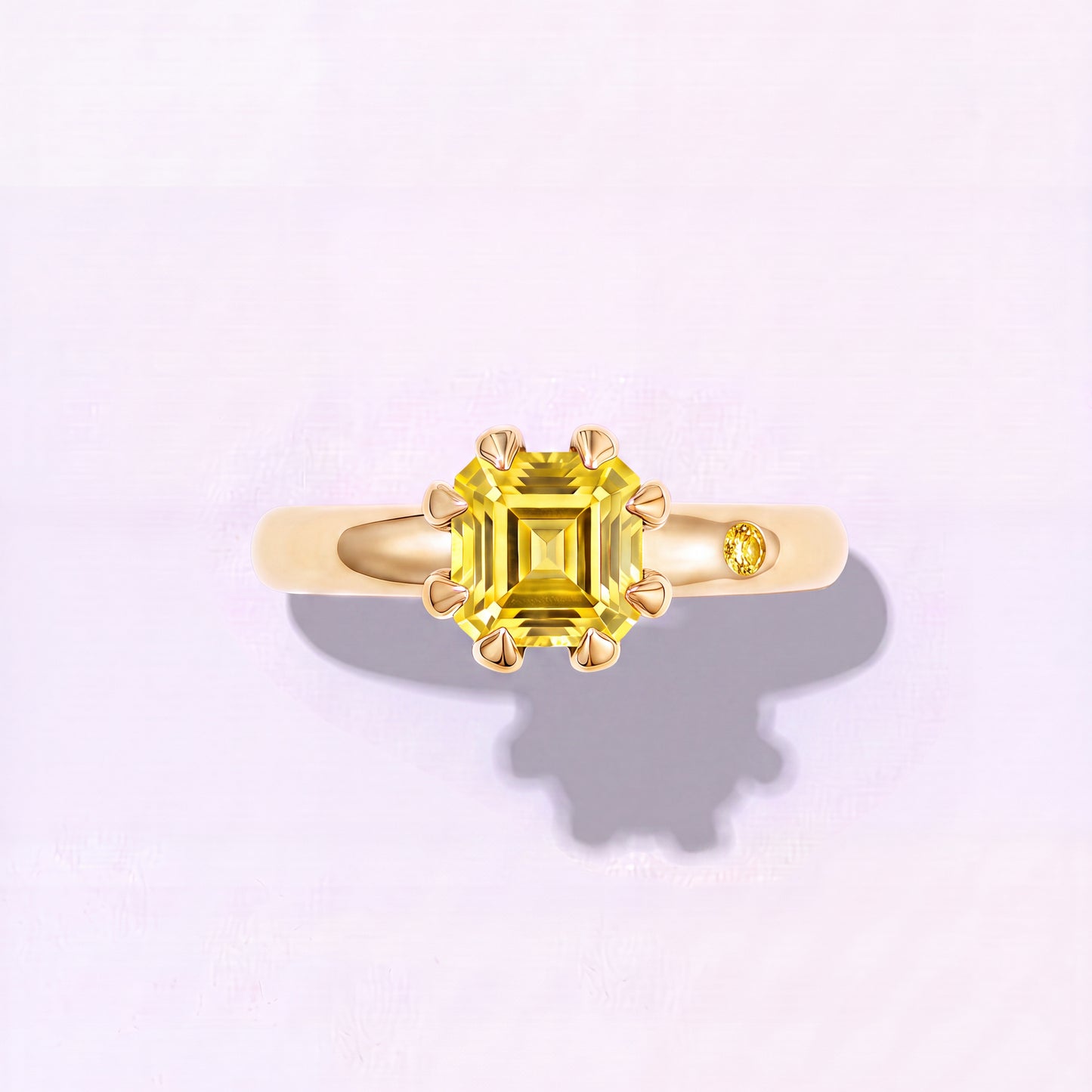 LEMON QUARTZ GOLD RING