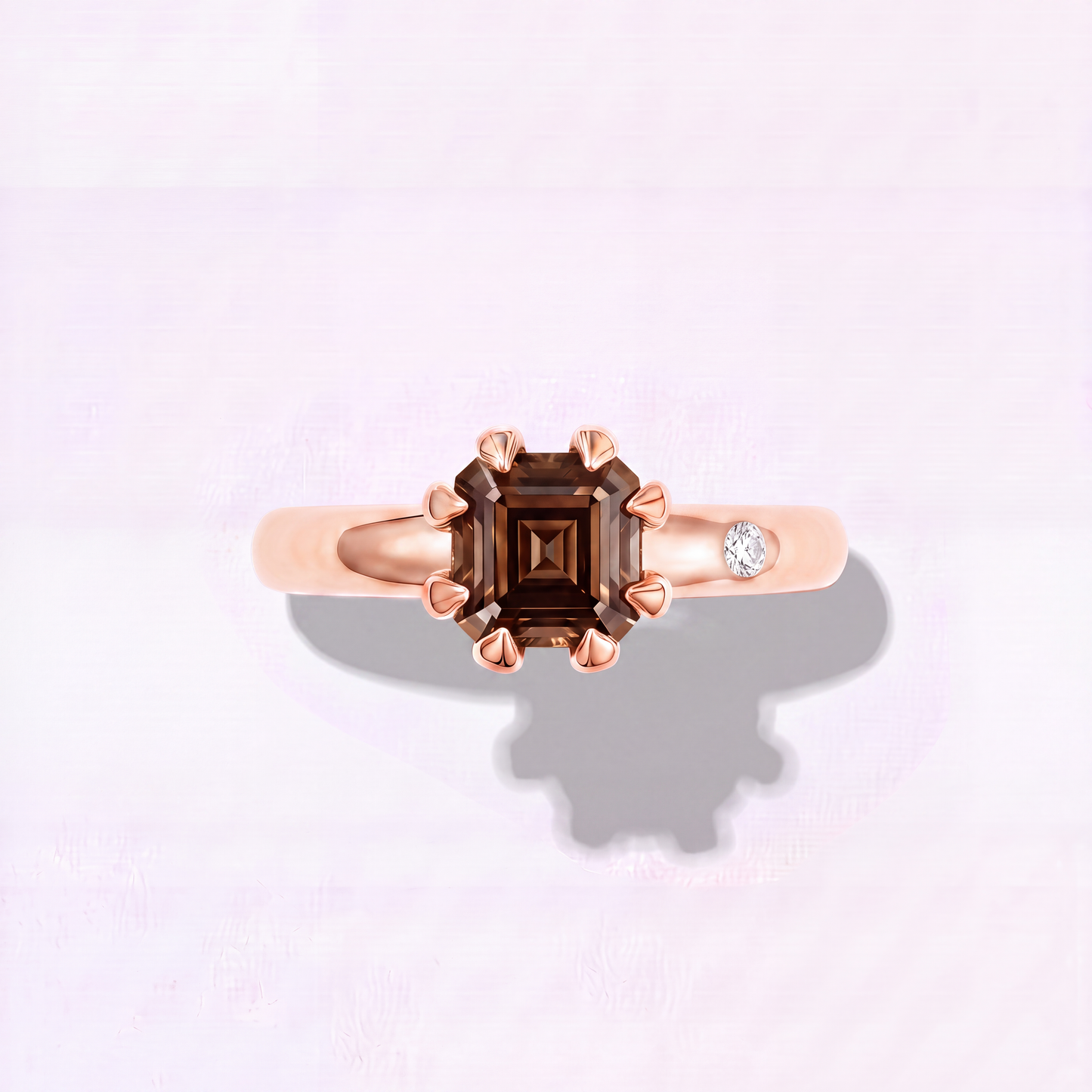 FUMÉ QUARTZ GOLD RING