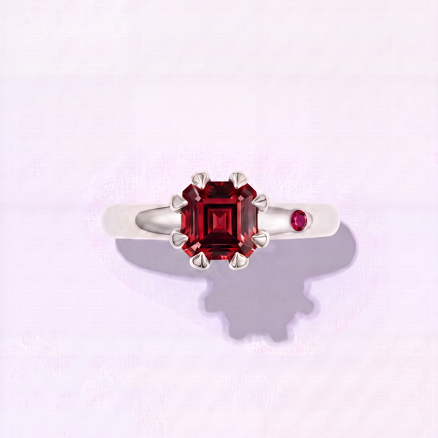 GARNET GOLD RING