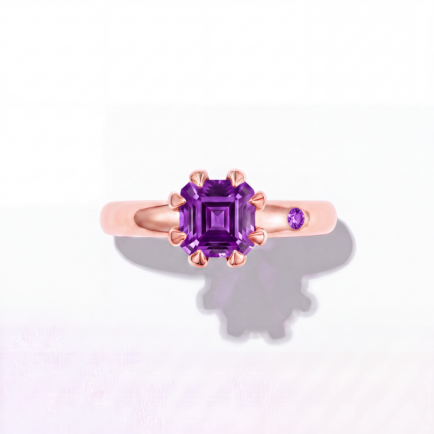 AMETHYST GOLD RING