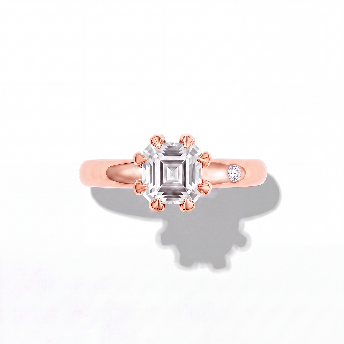 WHITE TOPAZ GOLD RING