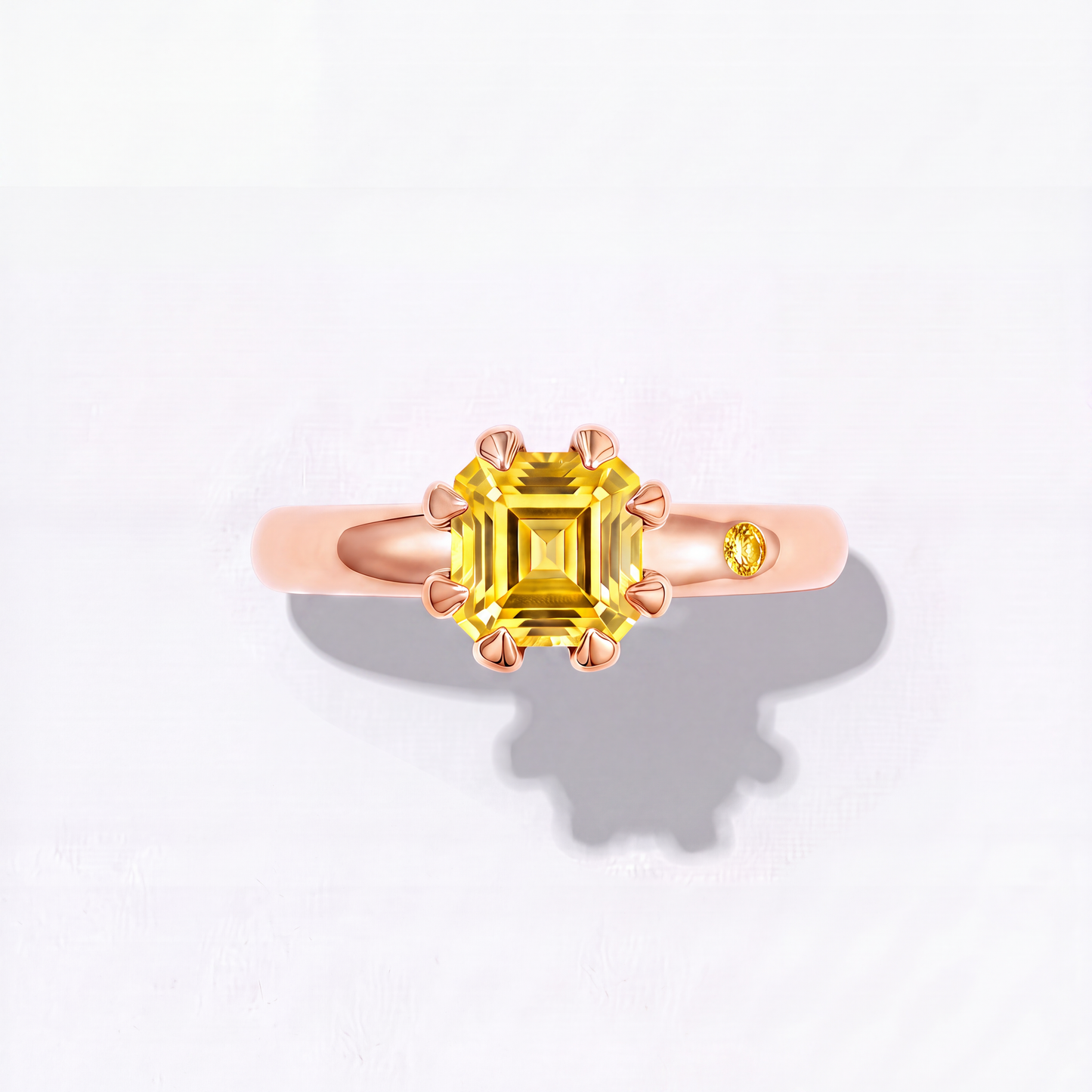 LEMON QUARTZ GOLD RING