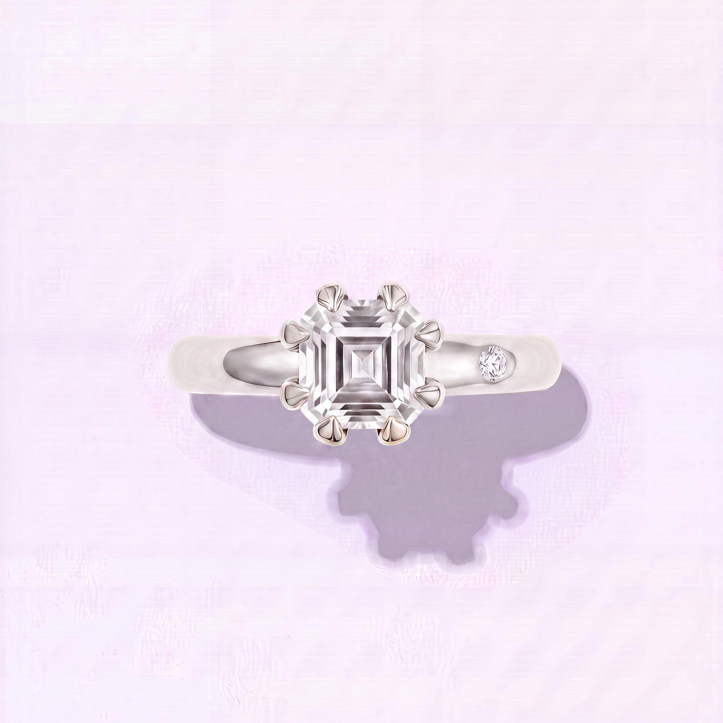 WHITE TOPAZ GOLD RING