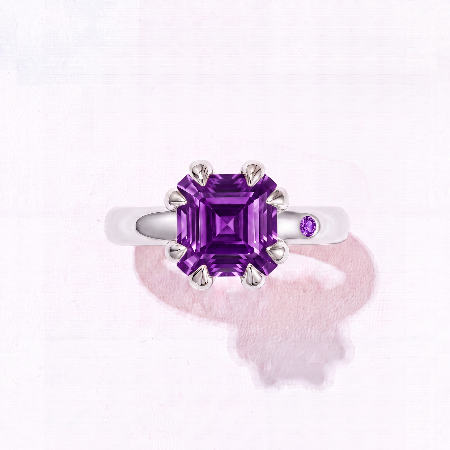AMETHYST GOLD RING