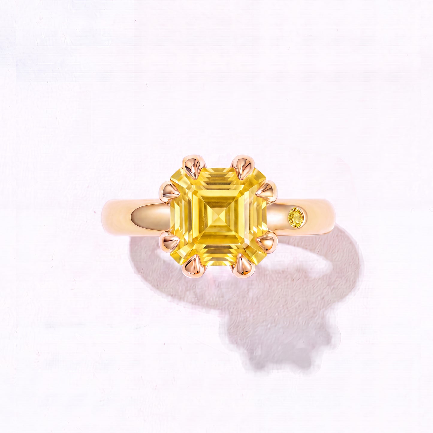 LEMON QUARTZ GOLD RING