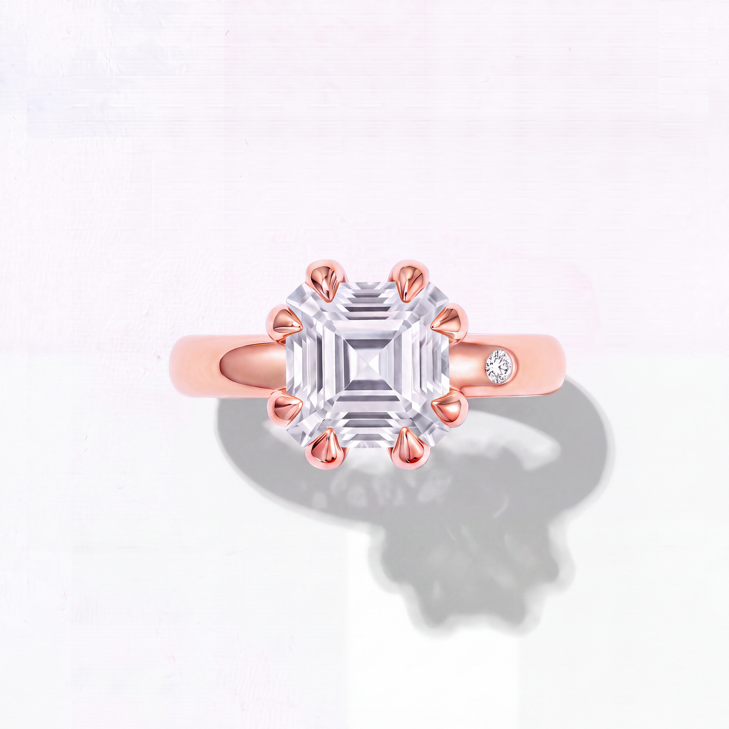 WHITE TOPAZ GOLD RING