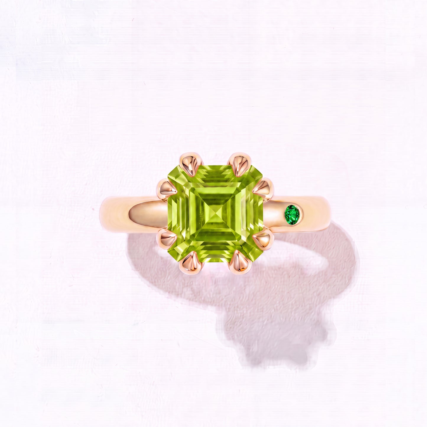 PERIDOT GOLD RING