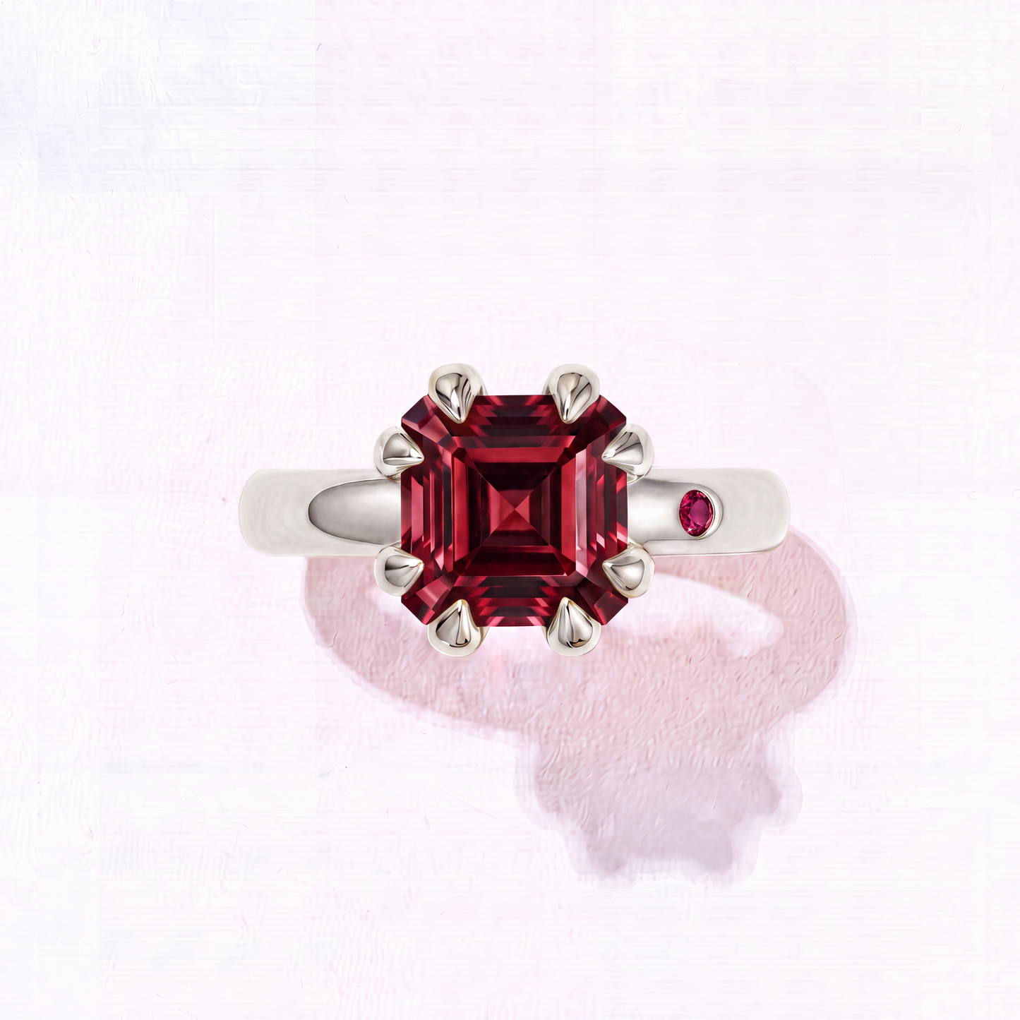 GARNET GOLD RING