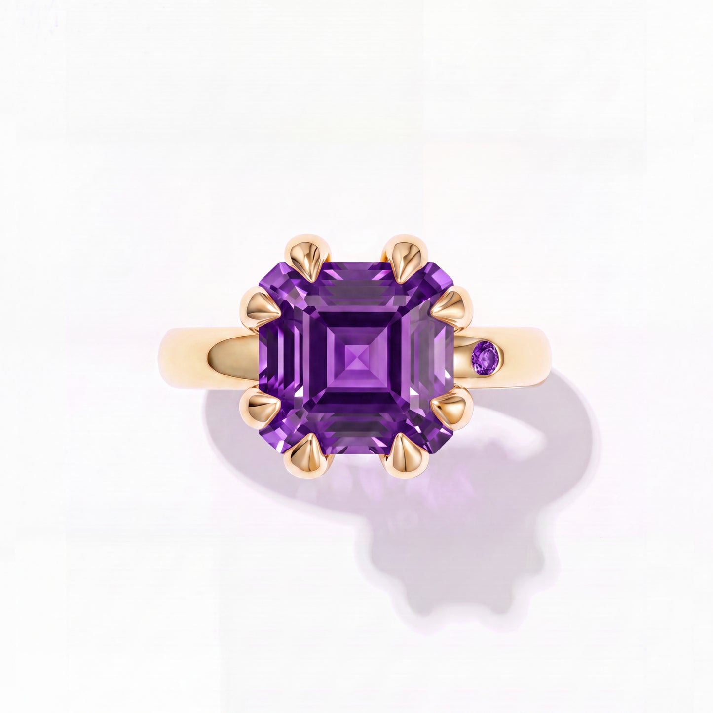 AMETHYST GOLD RING