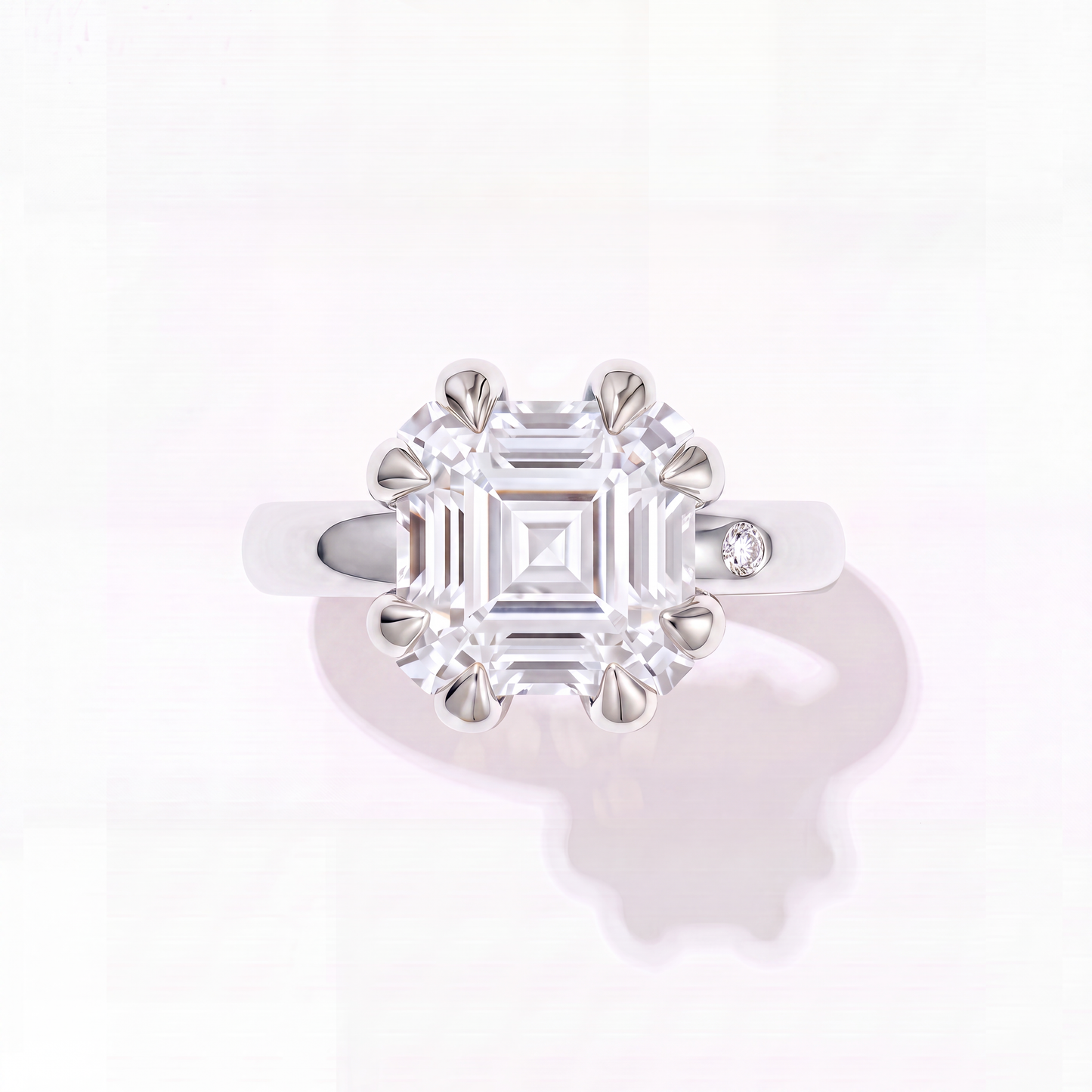 WHITE TOPAZ GOLD RING