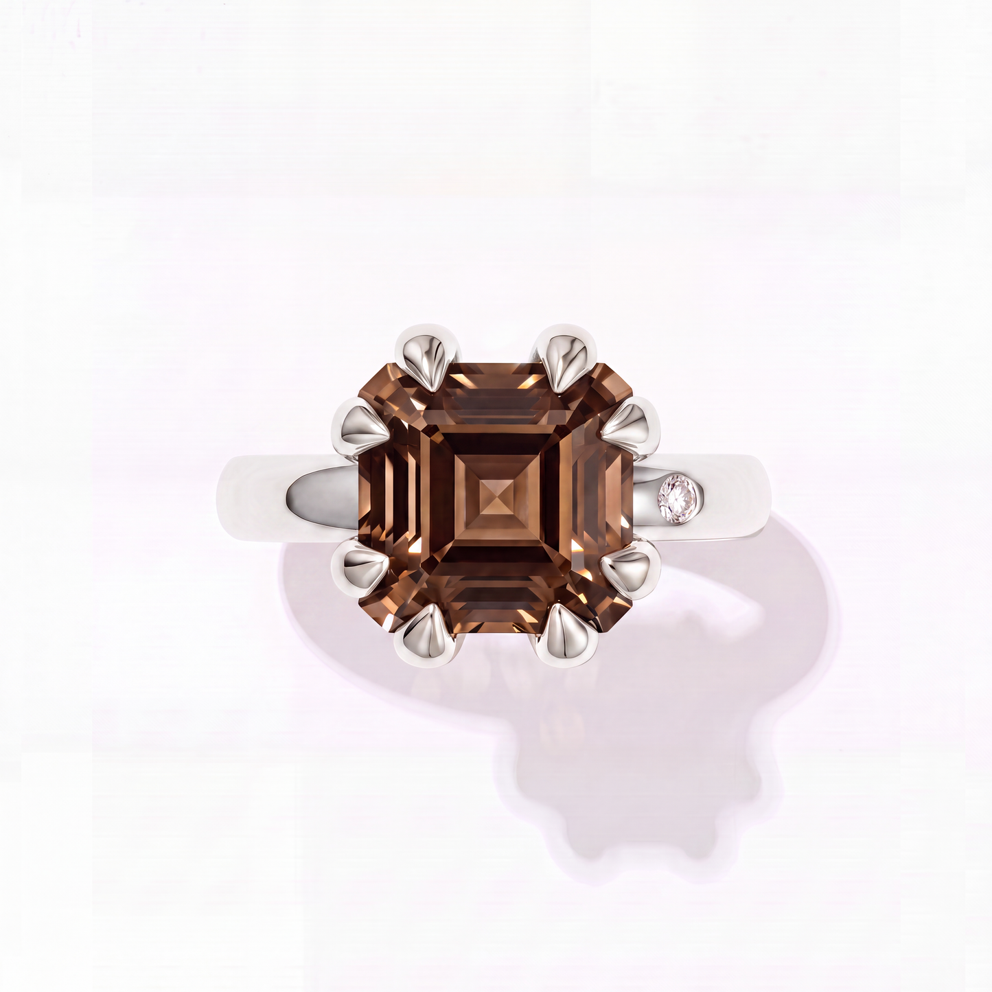FUMÉ QUARTZ GOLD RING