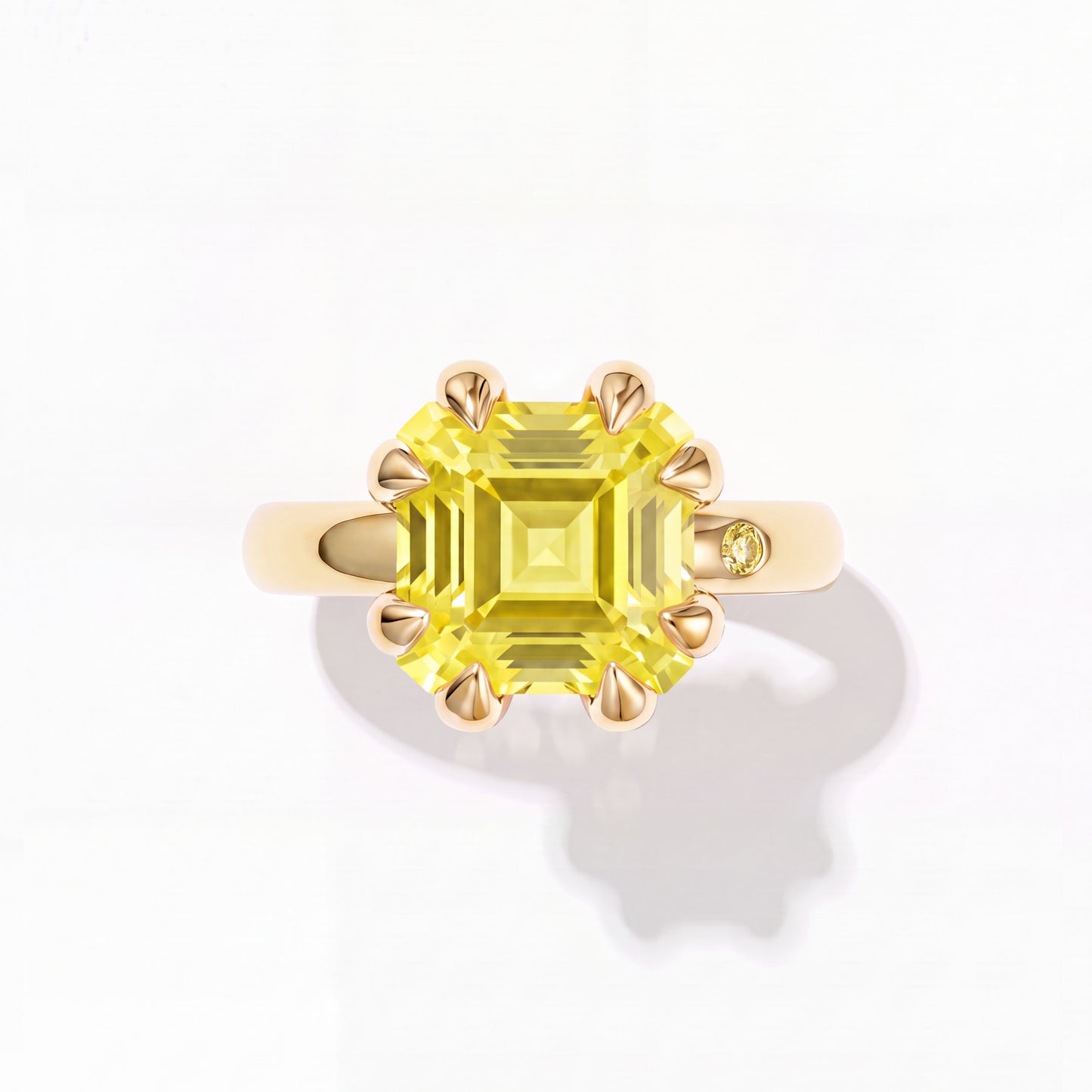 LEMON QUARTZ GOLD RING