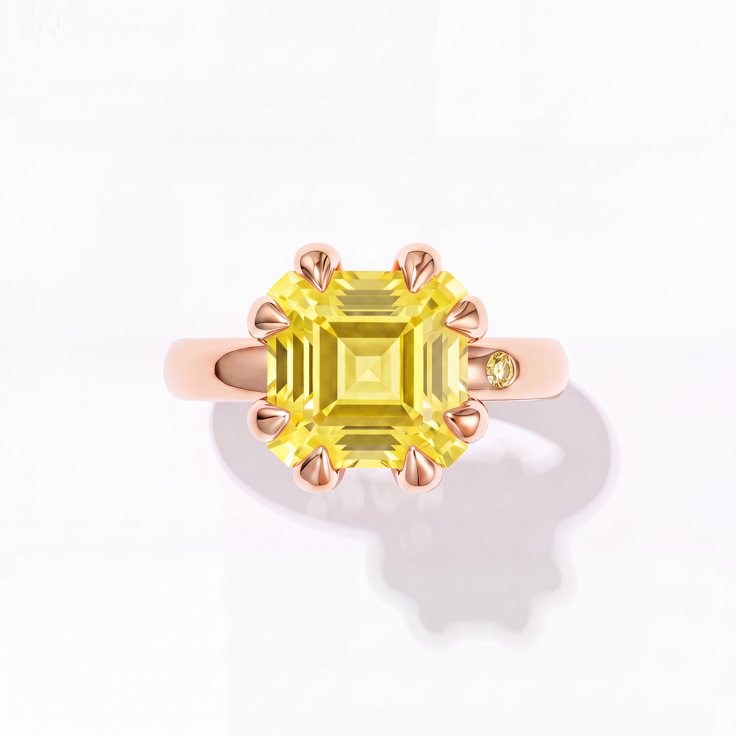 LEMON QUARTZ GOLD RING