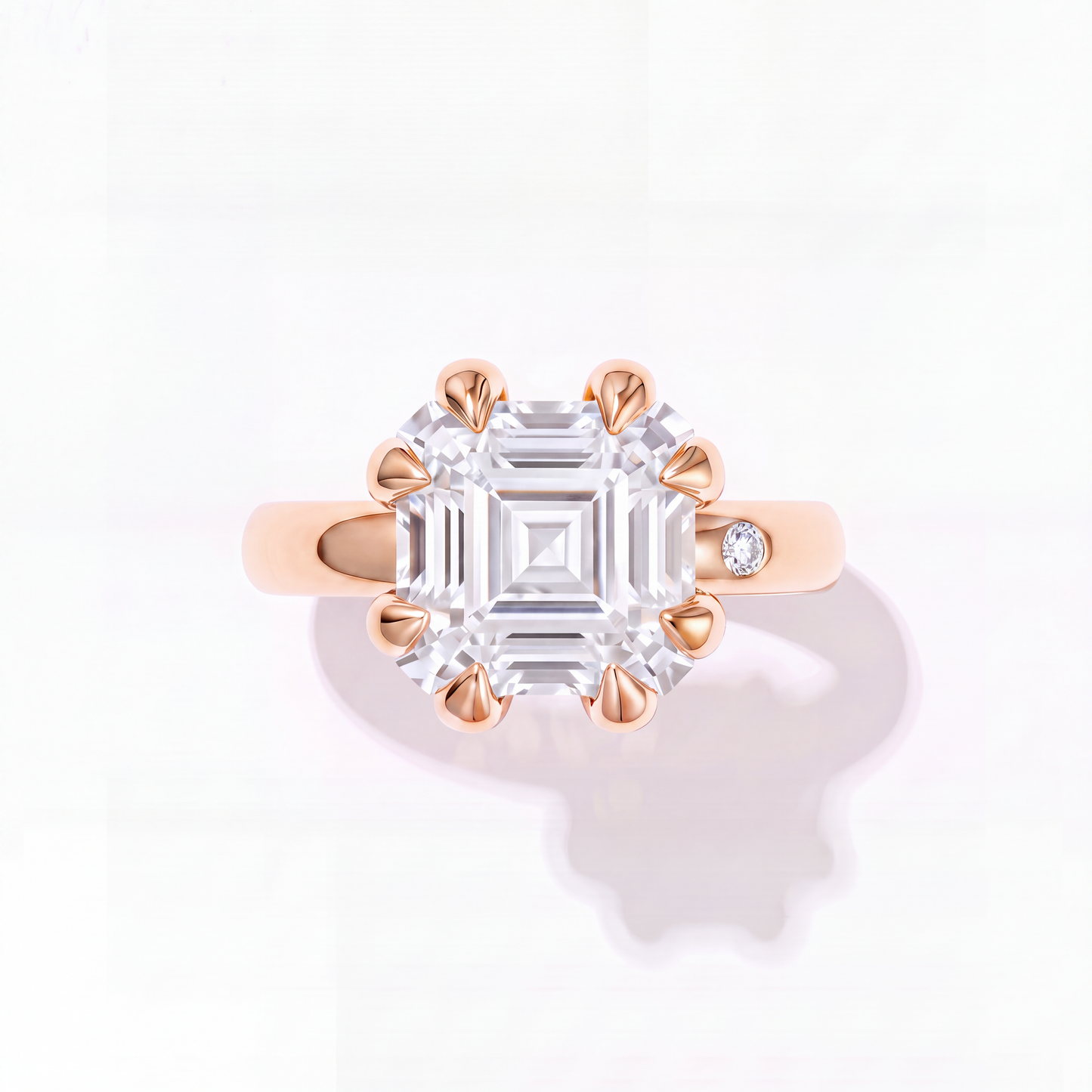 WHITE TOPAZ GOLD RING
