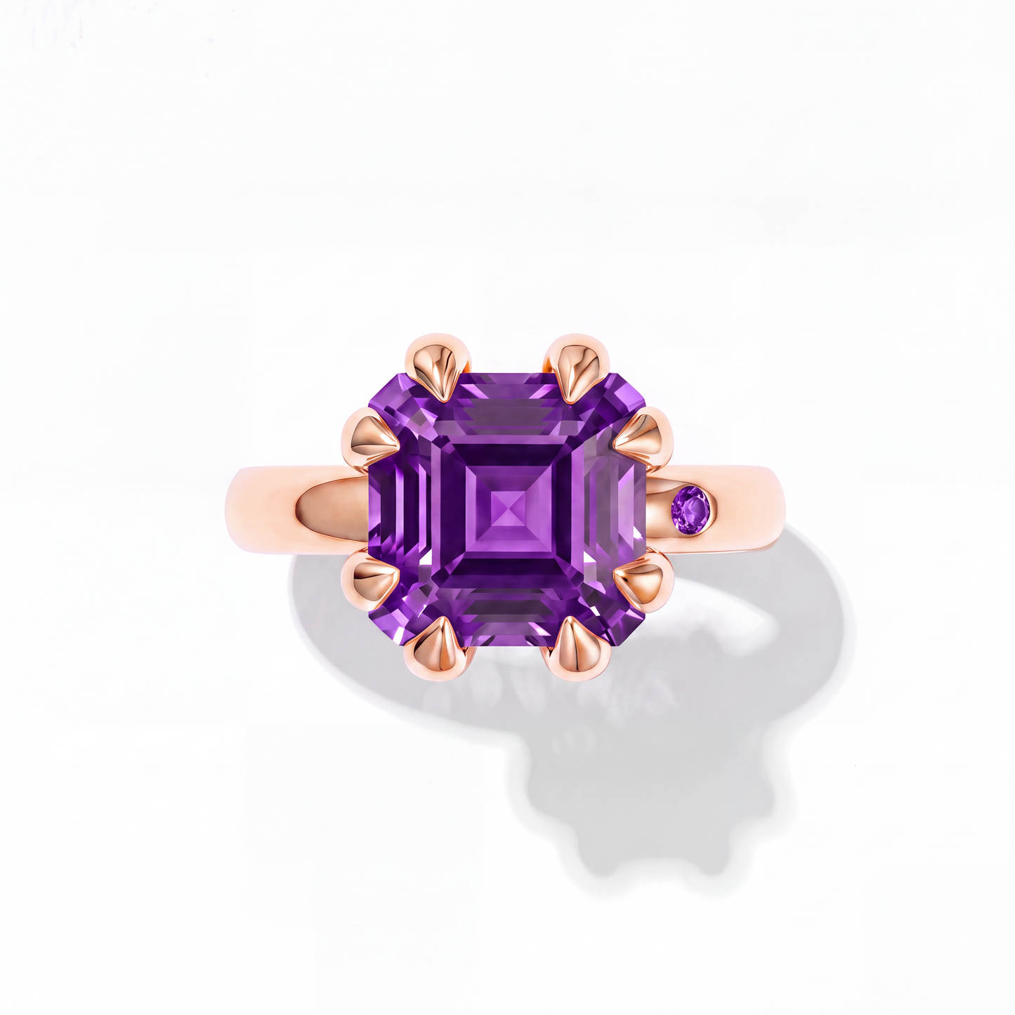 AMETHYST GOLD RING