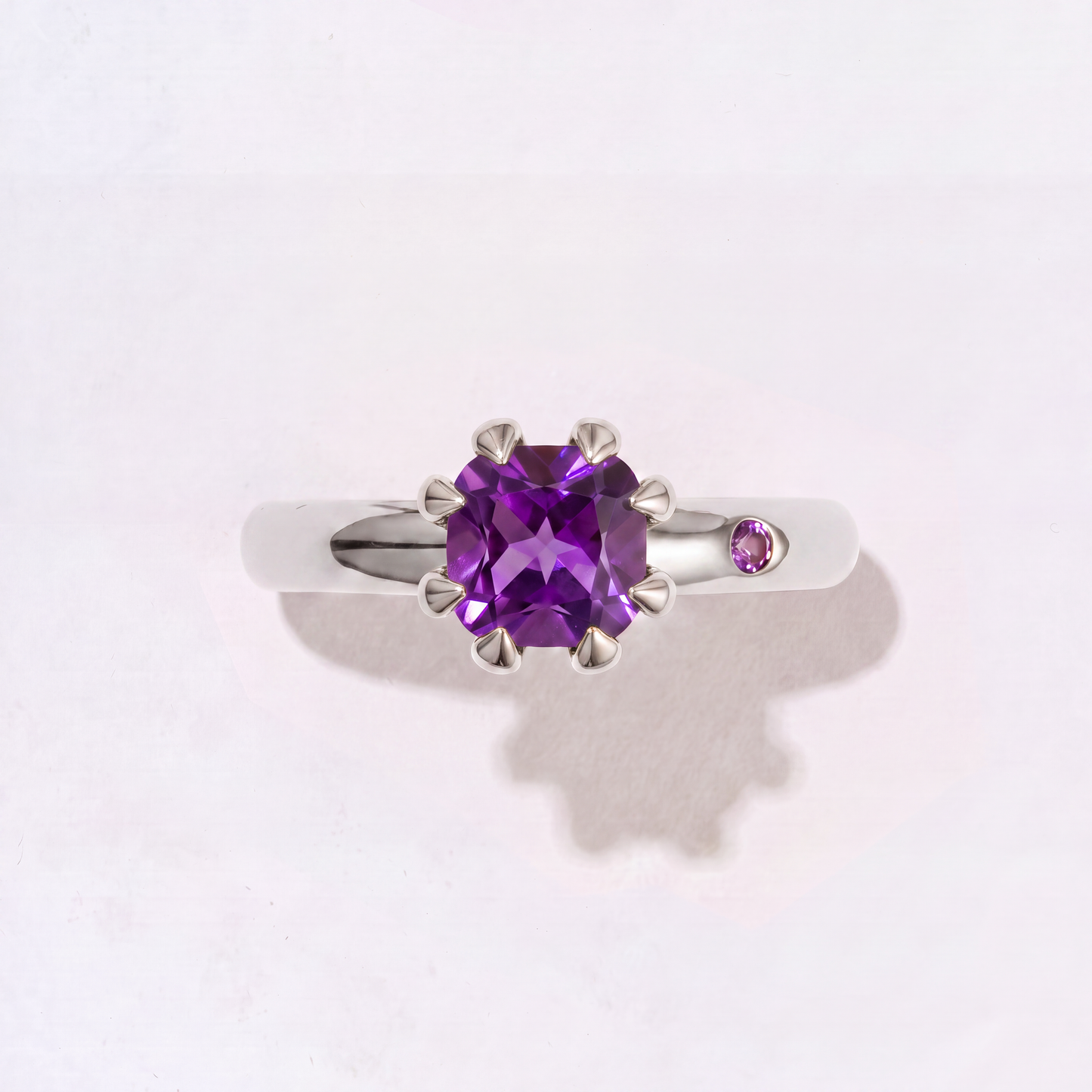 AMETHYST GOLD RING