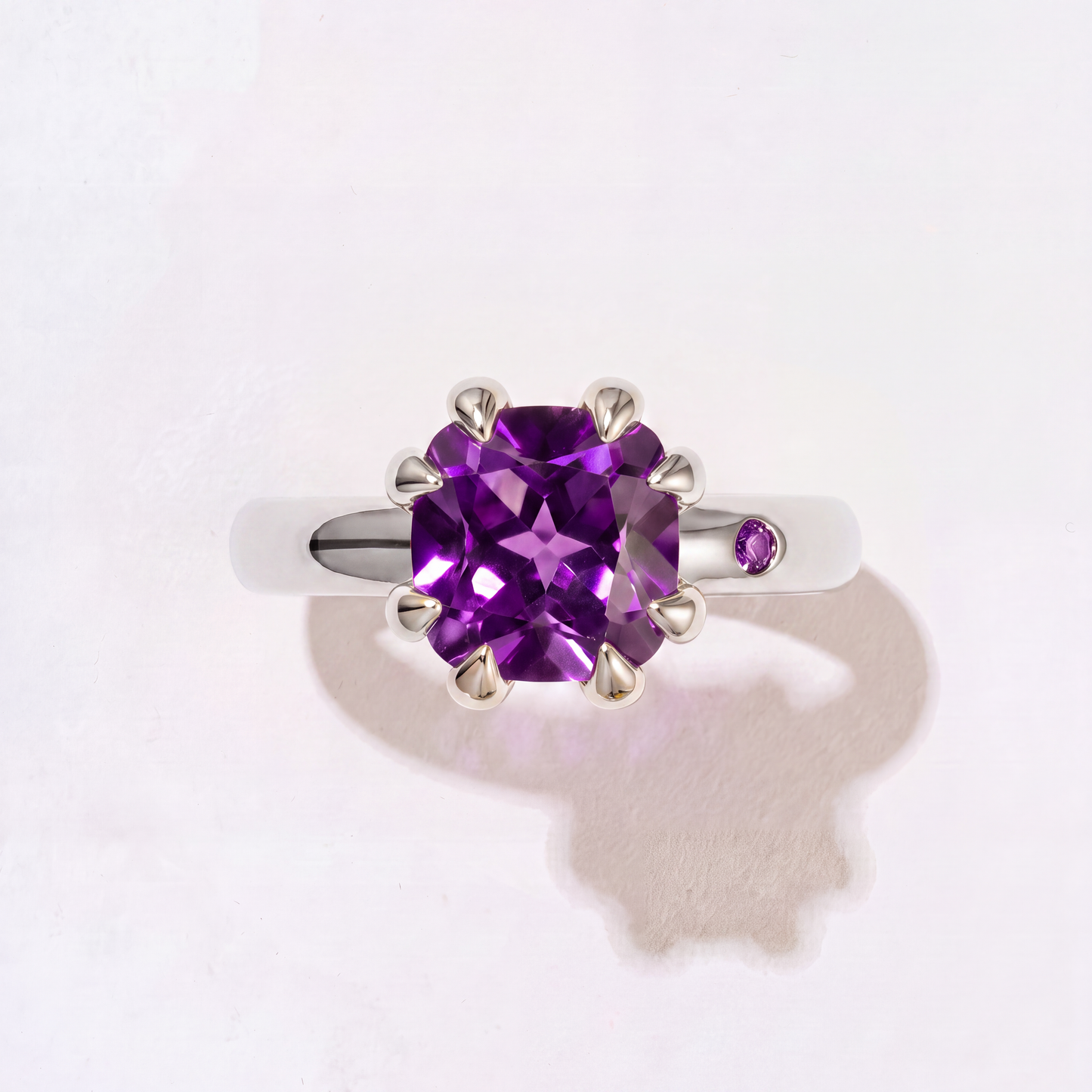 AMETHYST GOLD RING