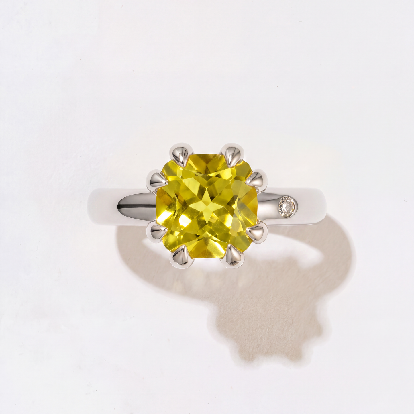 LEMON QUARTZ GOLD RING