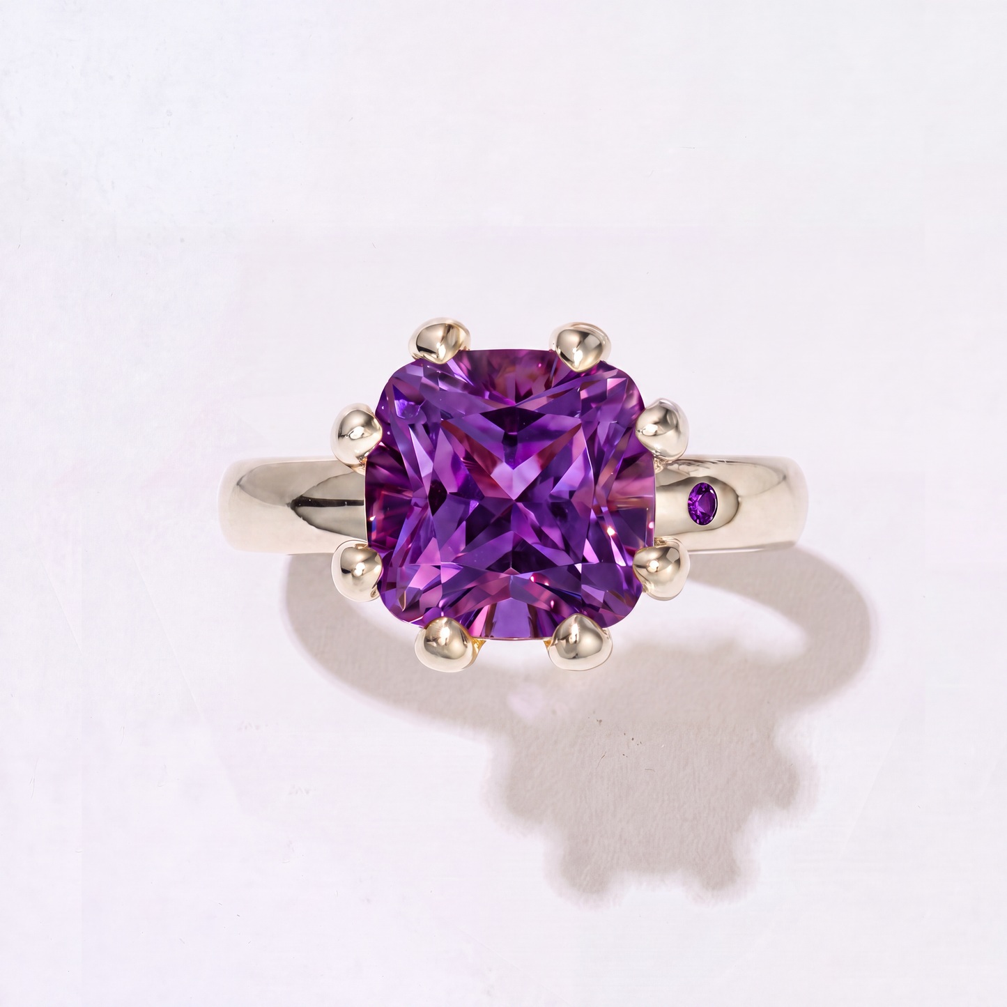 AMETHYST GOLD RING