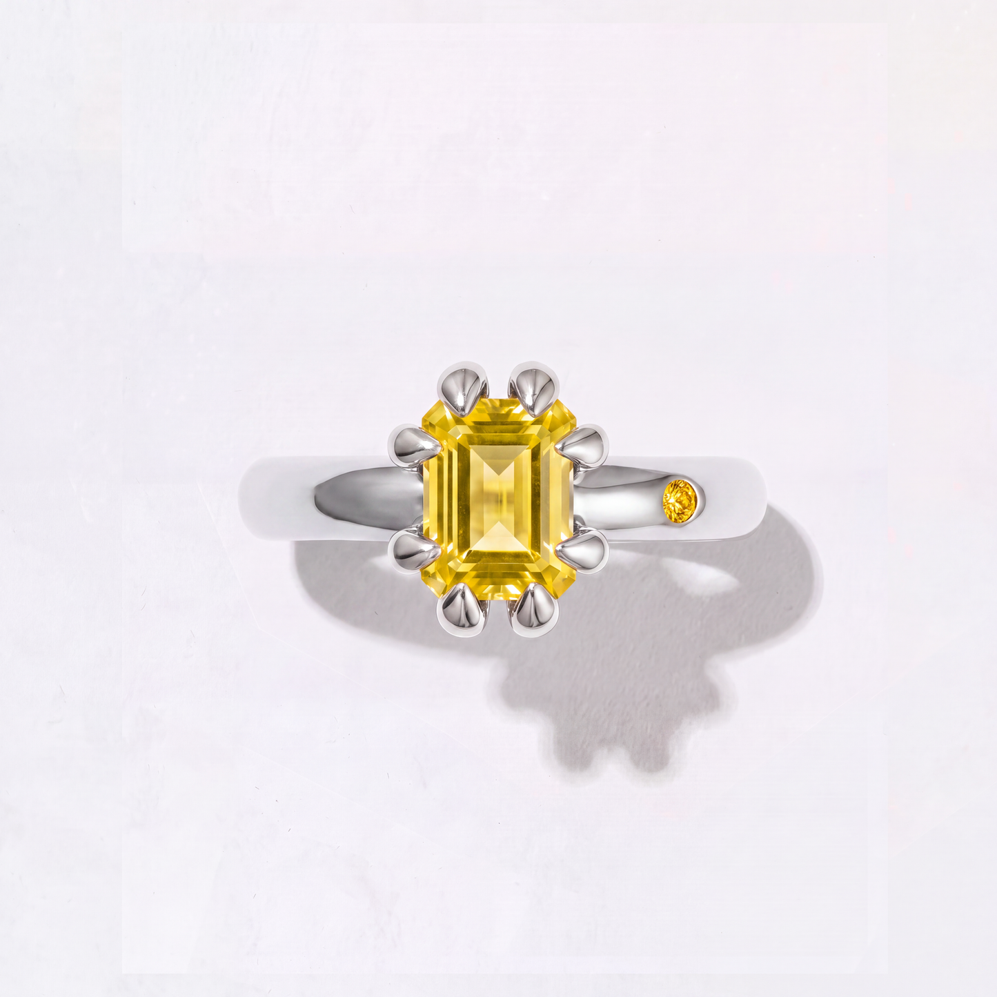LEMON QUARTZ GOLD RING