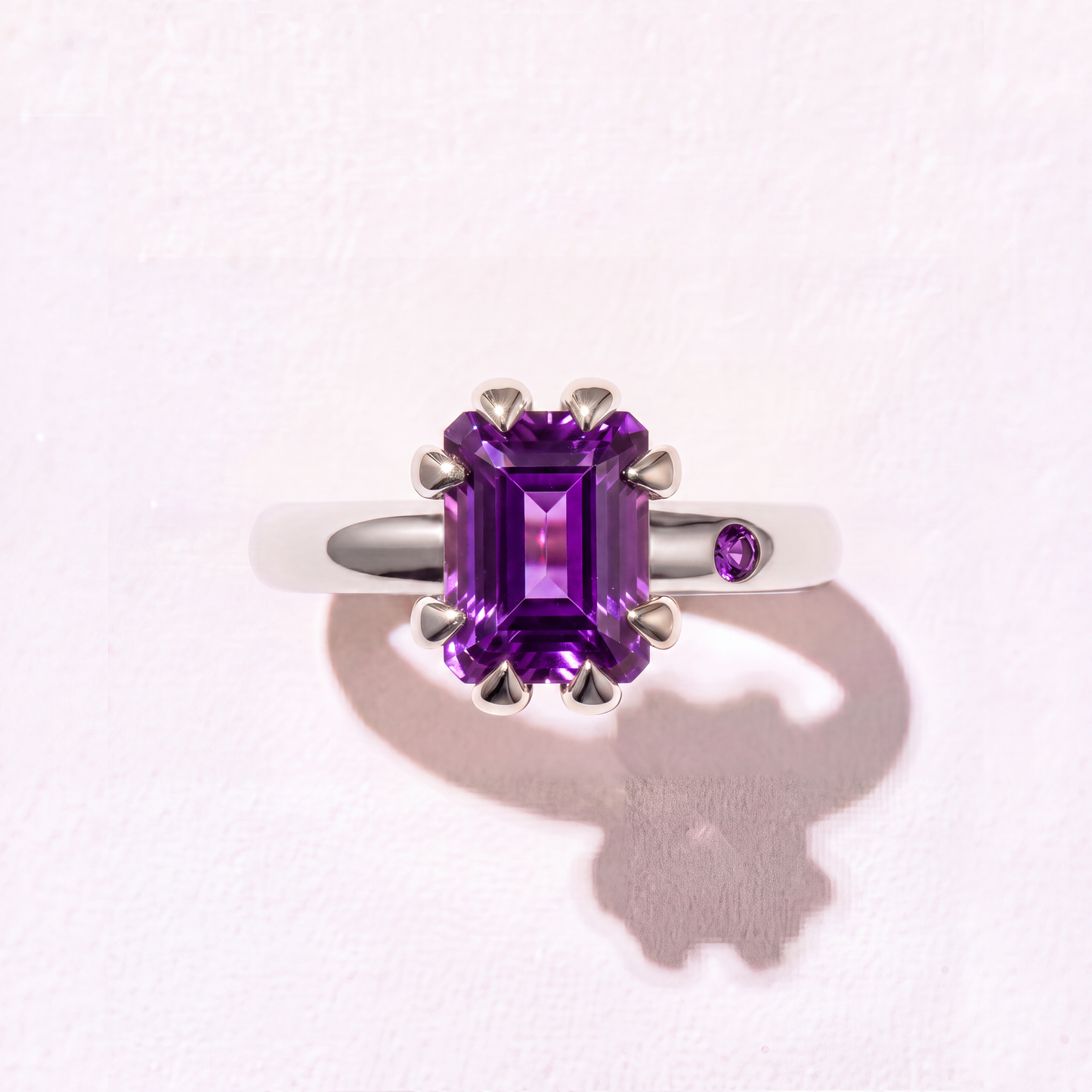 AMETHYST GOLD RING