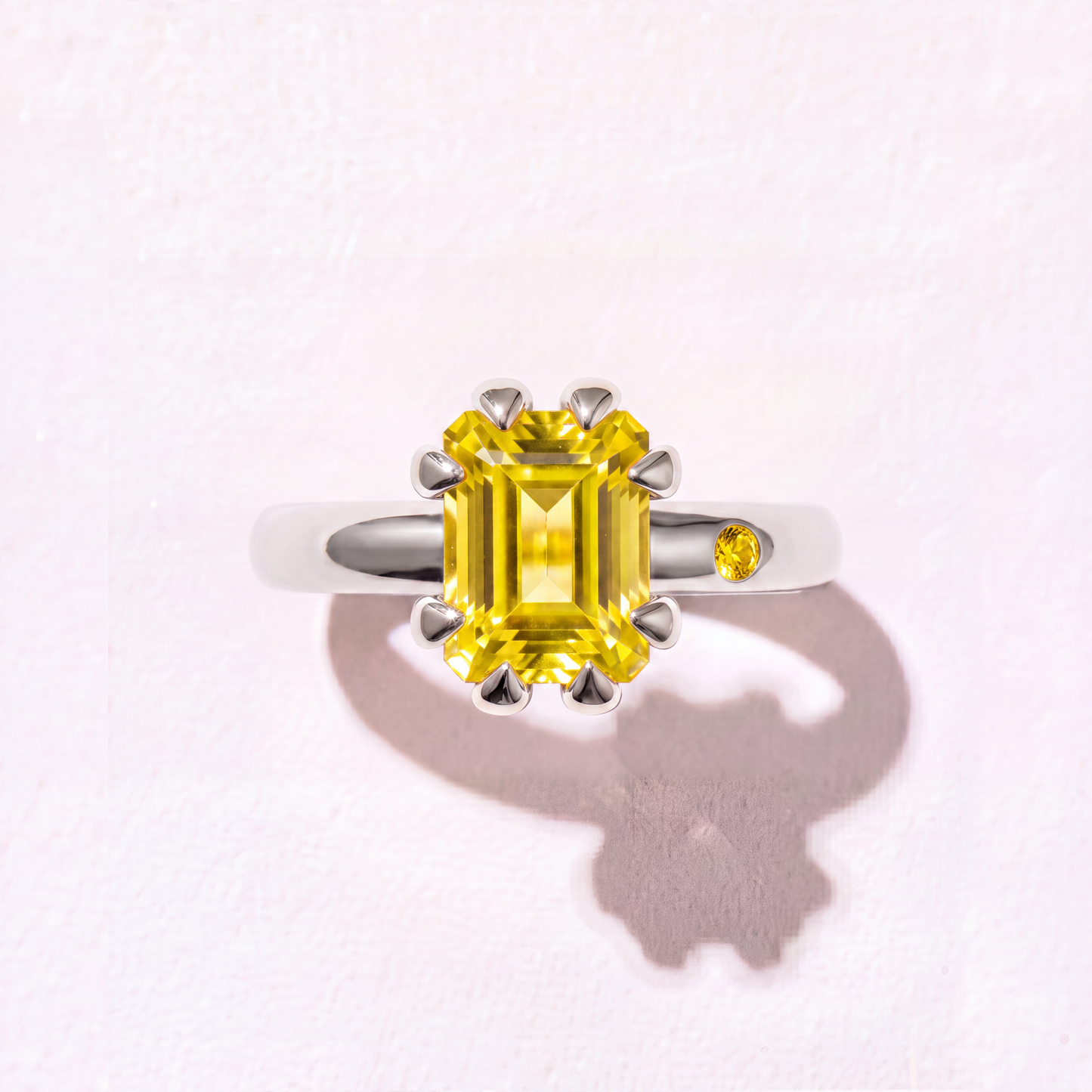 LEMON QUARTZ GOLD RING