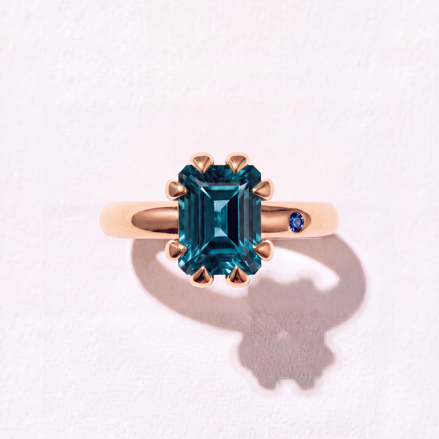 GARNET GOLD RING