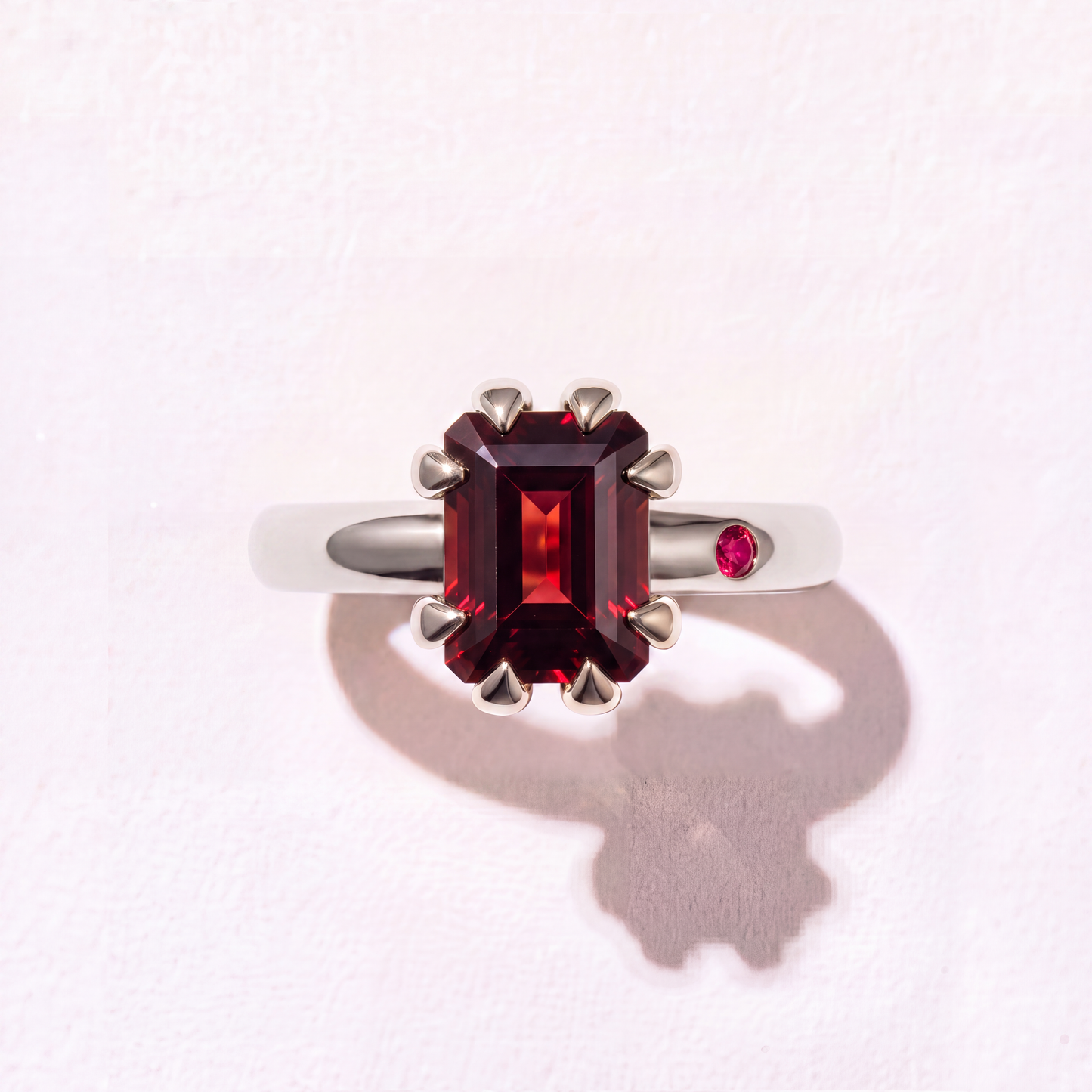 GARNET GOLD RING