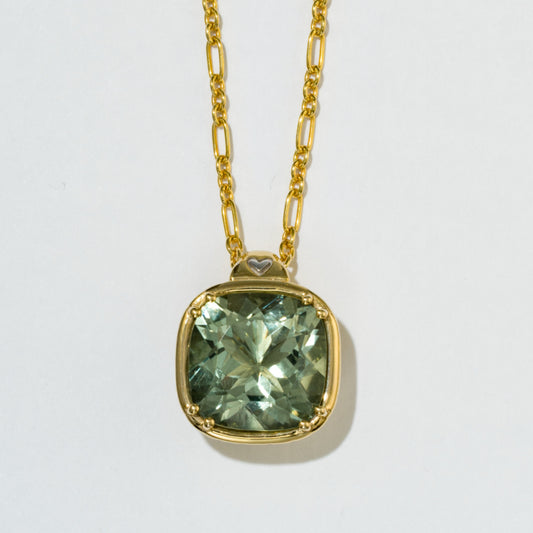 MAXI COCKTAIL NECKLACE - CUSHION CUT