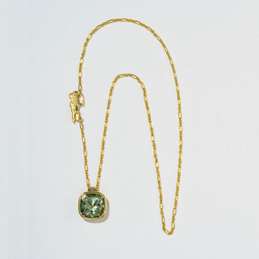 MAXI COCKTAIL NECKLACE - CUSHION CUT