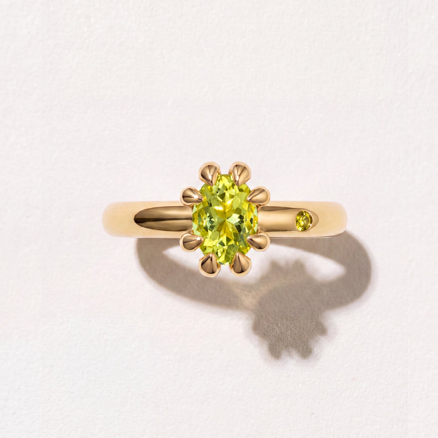 LEMON QUARTZ GOLD RING